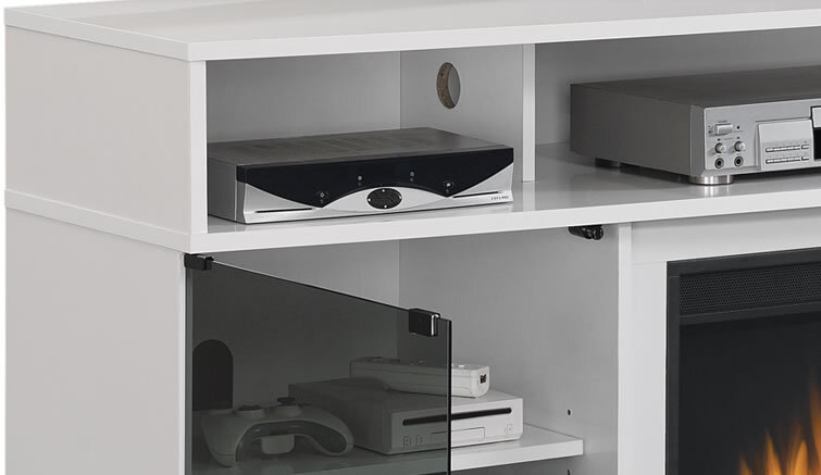 Подставка под телевизор Bello Enterprise Lite 26MM9872-NT01 (с электрокамином) артикул 169678Si-1 фото 4