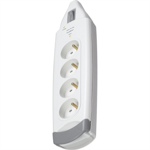 Сетевой фильтр Belkin F9E400en1M 1.0m (4 розетки) белый артикул 104927Si-1