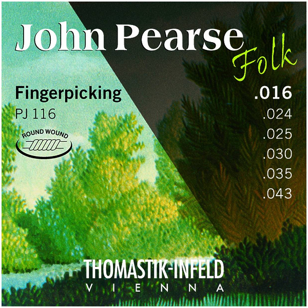 Струны для акустической гитары Thomastik PJ116 John артикул 291672Si-1