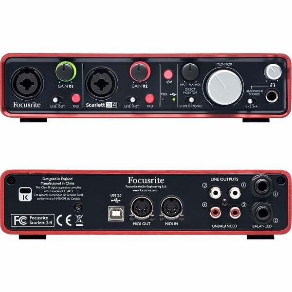 Портастудия FOCUSRITE Scarlett Studio артикул 147303Si-1 фото 4