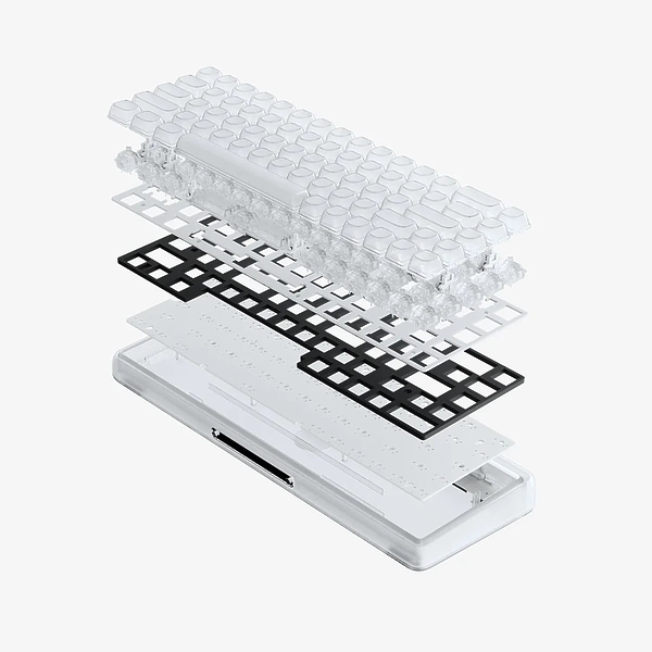 Беспроводная механическая клавиатура LOFREE OE907 1% Misty Semi Transparent Frosted артикул 330580Si-1 фото 8