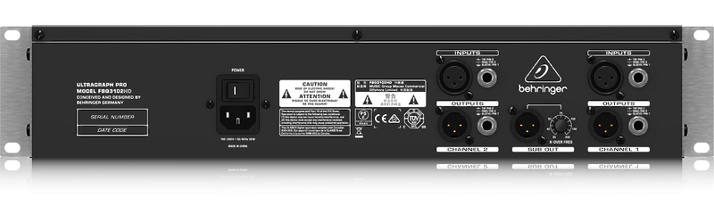 Эквалайзер Behringer FBQ3102HD артикул 146073Si-1 фото 3