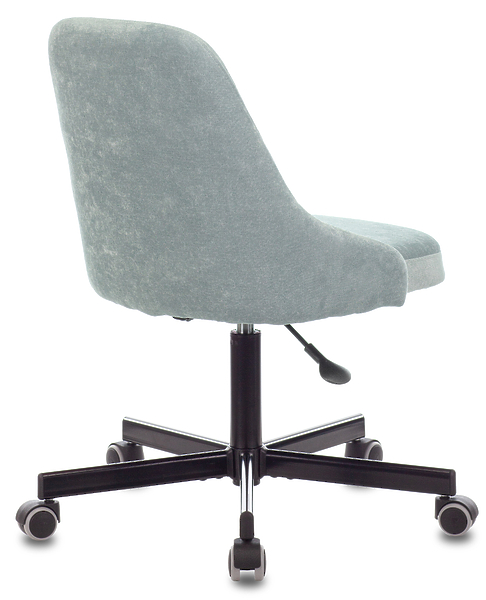 Кресло Бюрократ CH-340M/LT-28 (Office chair CH-340M grey/l.blue Light-28 cross metal) артикул 263390Si-1 фото 5