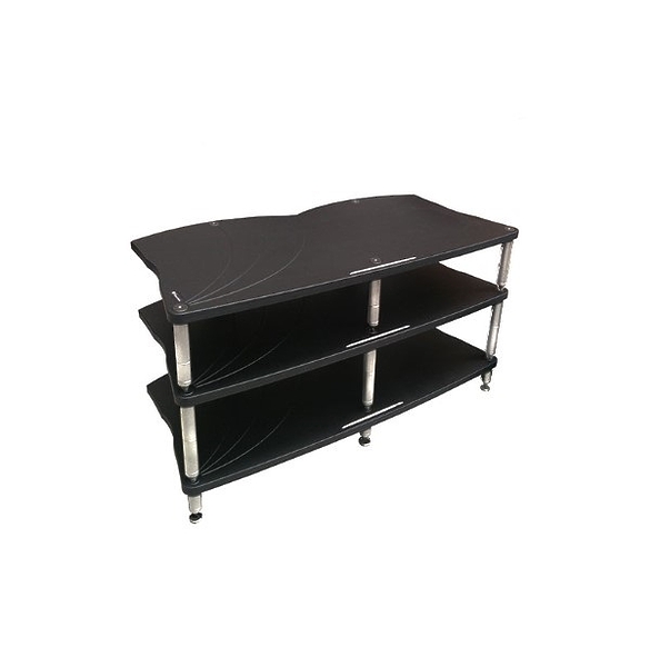 Стойка под Hi-Fi Bassocontinuo CYMBALON 2.1 Cerbero Black 140 mm (ножки серебро) артикул 273849Si-1