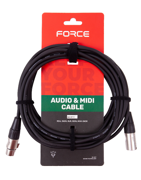Кабель микрофонный FORCE FMC-20/7,5 артикул 265696Si-1