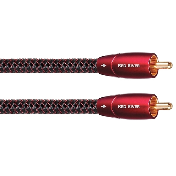 Кабель межблочный аудио AudioQuest Red River RCA-RCA, 0.5 м артикул 221121Si-1