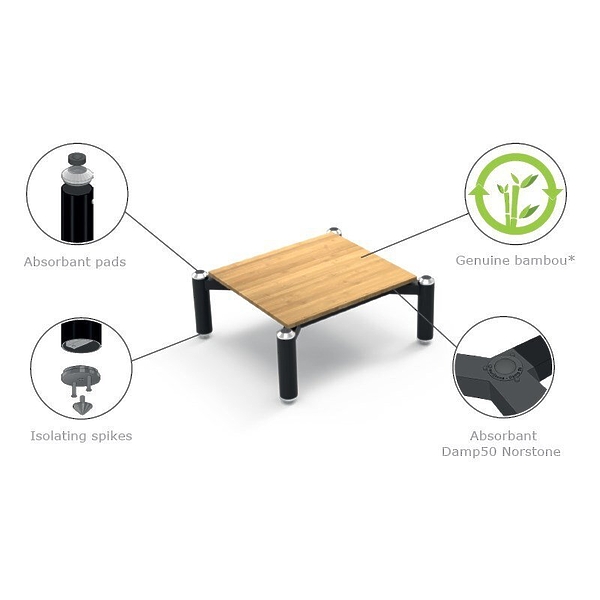 Стойка NorStone Spider Base Bamboo артикул 193071Si-1 фото 3