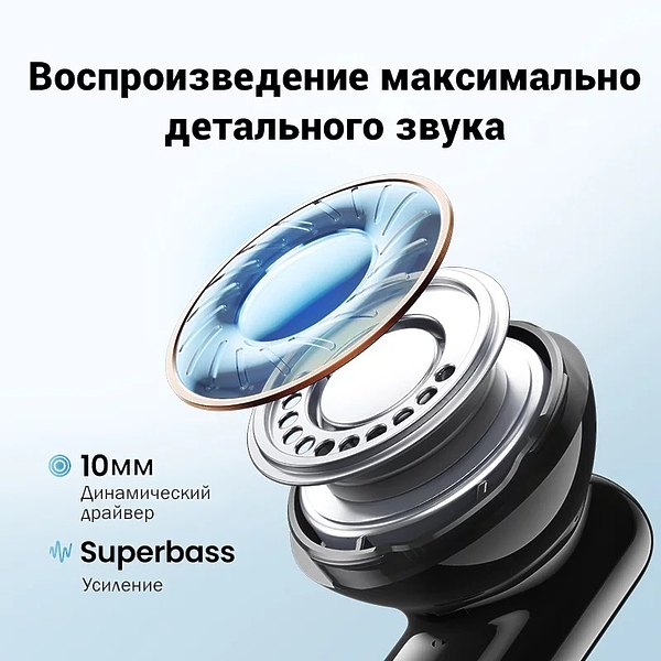 Наушники UGREEN HiTune T3 white (90206) артикул 286788Si-1 фото 7