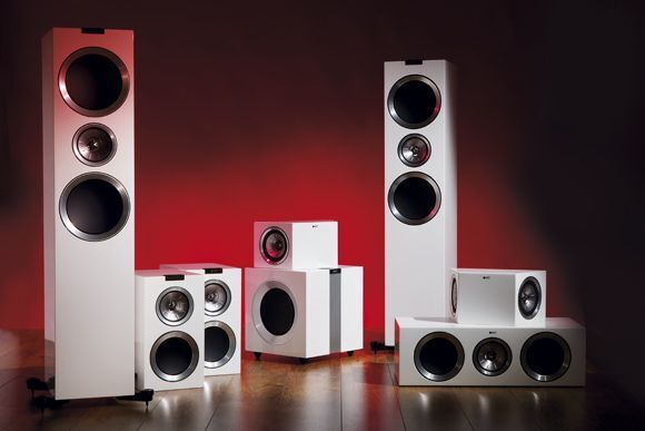 Акустическая система KEF R300 white gloss (пара) артикул 448488FV-1 фото 4