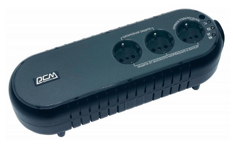 Блок бесперебойного питания Powercom WOW 700U Black артикул 268123Si-1