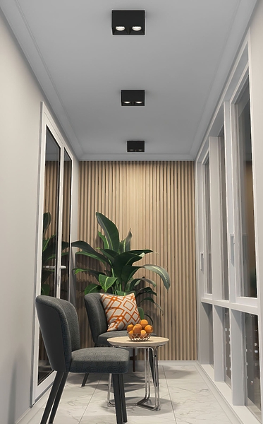 Светильник накладной Denkirs DK3085-BK+CH (Black Chrome) артикул 270668Si-1 фото 3