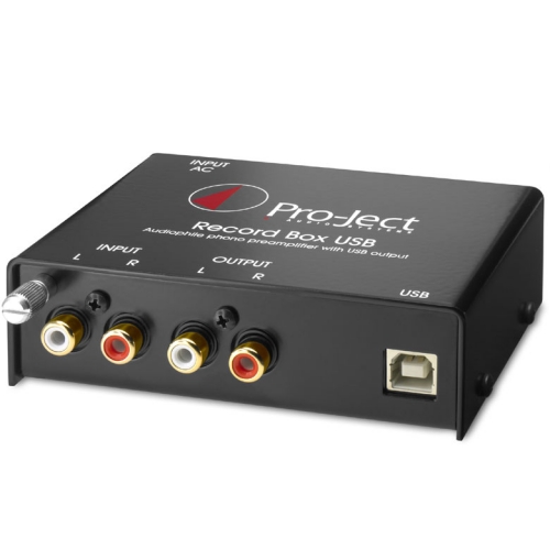 Фонокорректор Pro-Ject Record Box USB (встроенный ЦАП) black артикул 102286FV-1