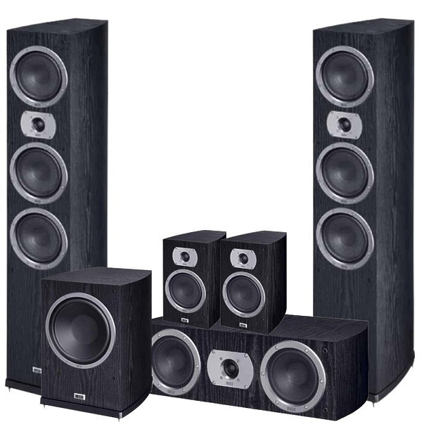 Комплект акустики Heco Victa Prime 702 Set 5.1 black (702+302+102+252 A) артикул 181589Si-1