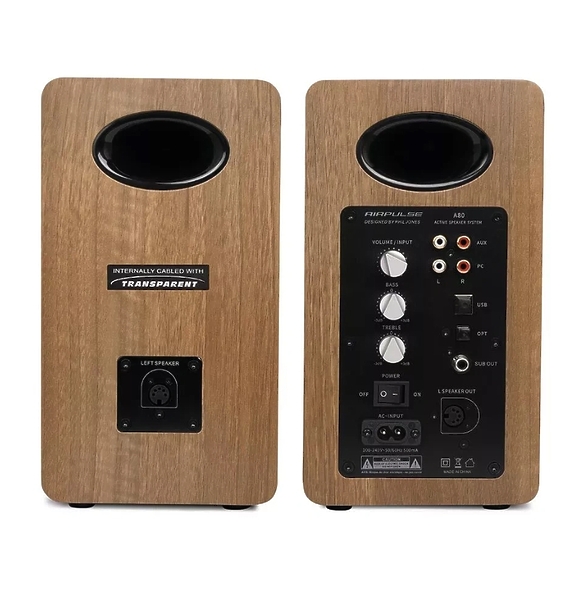 Полочная акустика AirPulse A80 walnut артикул 285104Si-1 фото 4