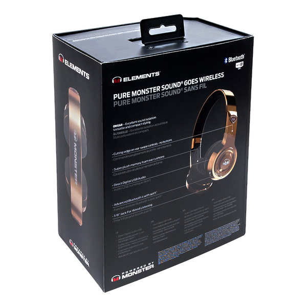 Наушники Monster Elements Wireless On-Ear Rose Gold (137055-00) артикул 163172Si-1 фото 10