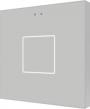 Выключатель сенсорный Zennio ZVI-F1-S KNX Flat F1, 1-кнопочный, LED индикация, 2хAI/DI, термостат, датчик температуры, датчик приближения, пластиковая рамка, 81х81х9мм, в уст. коробку, цвет серебро артикул 206494Si-1