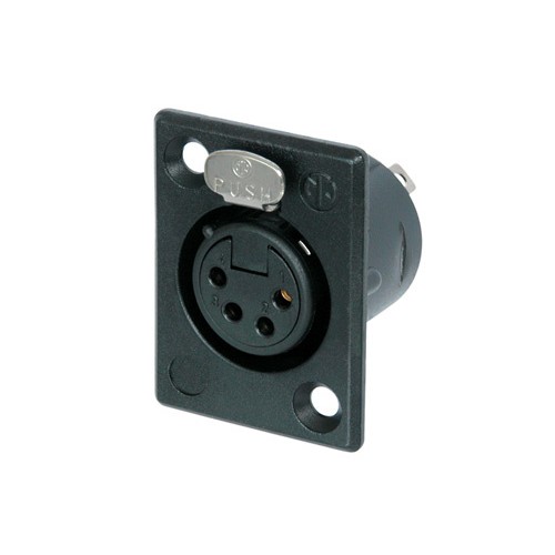 Разъем Neutrik NC4FP-BAG-1 артикул 283633Si-1