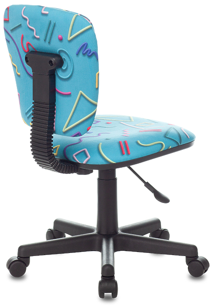 Кресло Бюрократ CH-204NX/STICK-BLUE (Children chair CH-204NX blue Sticks 06 cross plastic) артикул 263297Si-1 фото 5