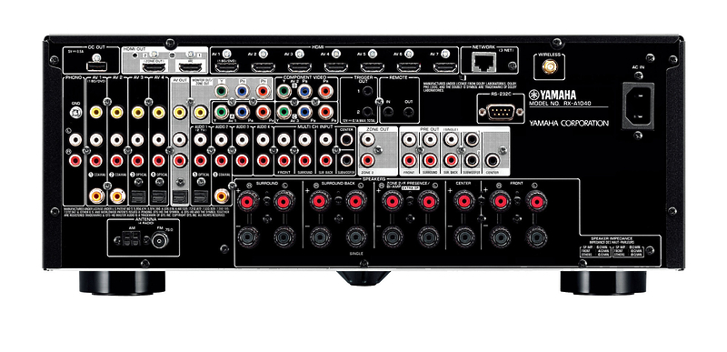 AV ресивер Yamaha RX-A 1040 black артикул 108338Si-1 фото 3