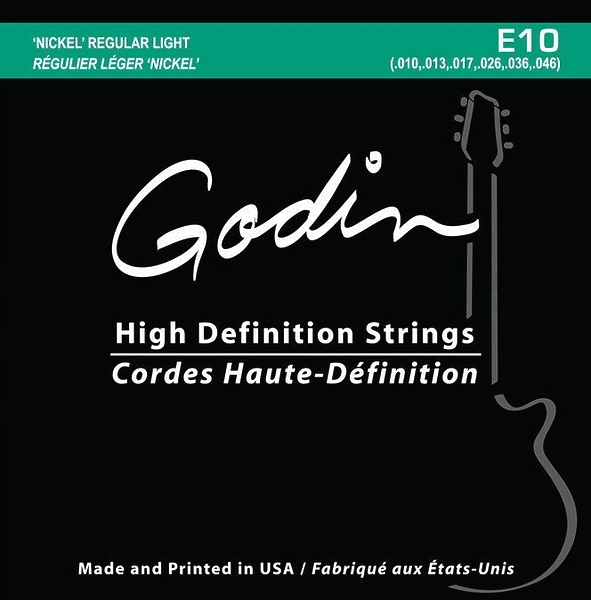 Струны для электрогитары Godin E10 008964 артикул 308233Si-1