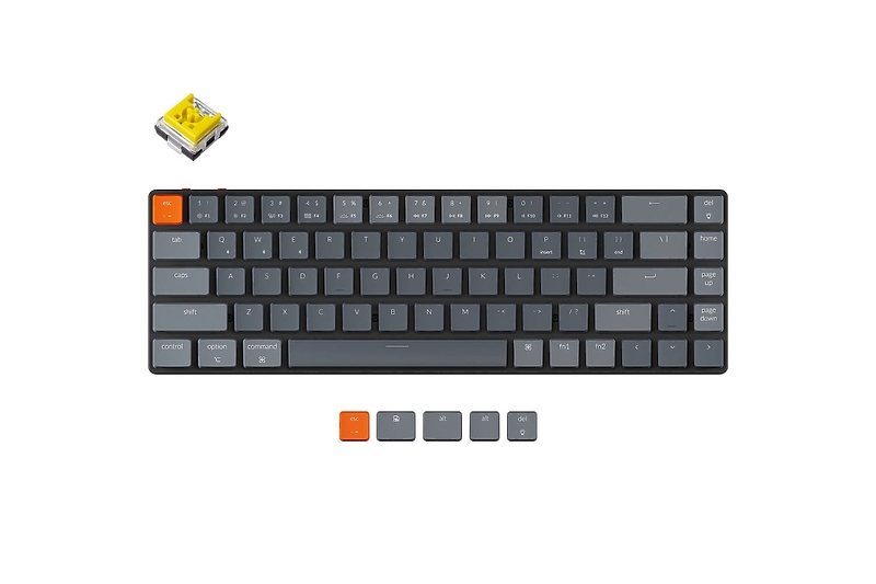 Беспроводная механическая ультратонкая клавиатура Keychron K7E4 артикул 267353Si-1