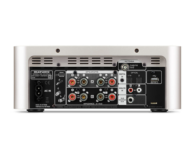 CD ресивер Marantz M-CR412 Black артикул 194340Si-1 фото 4