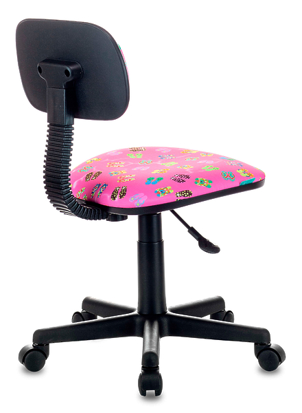 Кресло Бюрократ CH-201NX/FLIPFLOP_P (Children chair CH-201NX pink slantsy FlipFlop_P cross plastic) артикул 263264Si-1 фото 5