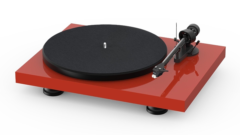 Проигрыватель винила Pro-Ject DEBUT CARBON EVO (2M Red) High Gloss Red артикул 228406Si-1