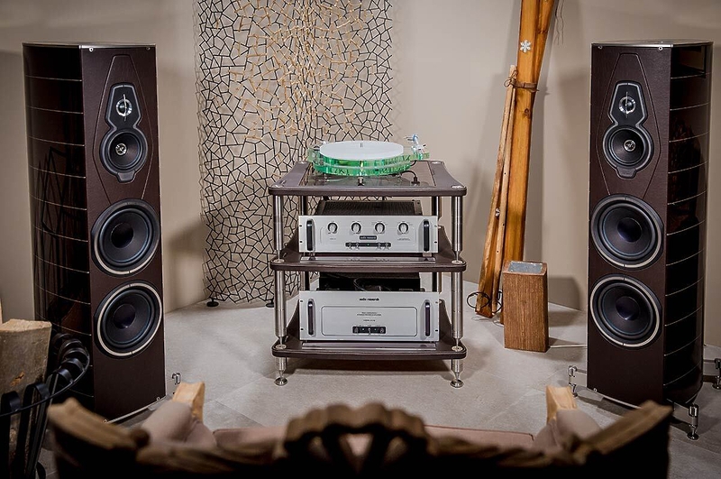 Стойка под Hi-Fi Bassocontinuo Accordeon XL 4 B Wenge Нижняя полка артикул 176288Si-1 фото 3
