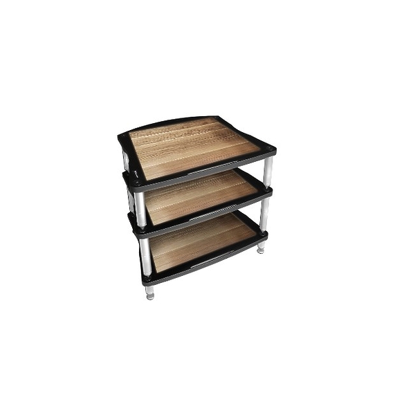 Стойка под Hi-Fi Bassocontinuo LYRA XL4 2.1 Walnut 140 mm (ножки белые) артикул 286953Si-1