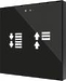 Выключатель сенсорный Zennio ZVI-F2 KNX Flat F2, 2-кнопочный, LED индикация, 2хAI/DI, термостат, датчик температуры, датчик приближения, пластиковая рамка, 81х81х9мм, в уст. коробку, произвольная графика