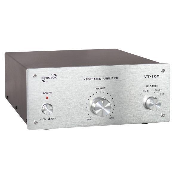 Стереоусилитель Dynavox VT-100 silver артикул 140474Si-1 в интернет-магазине «HiFiRussia»