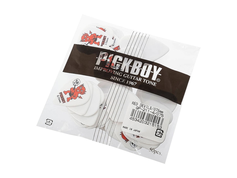 Медиаторы Pickboy Celltex Red Devil GP-211-4/075 (50 шт) артикул 332342Si-1 фото 3
