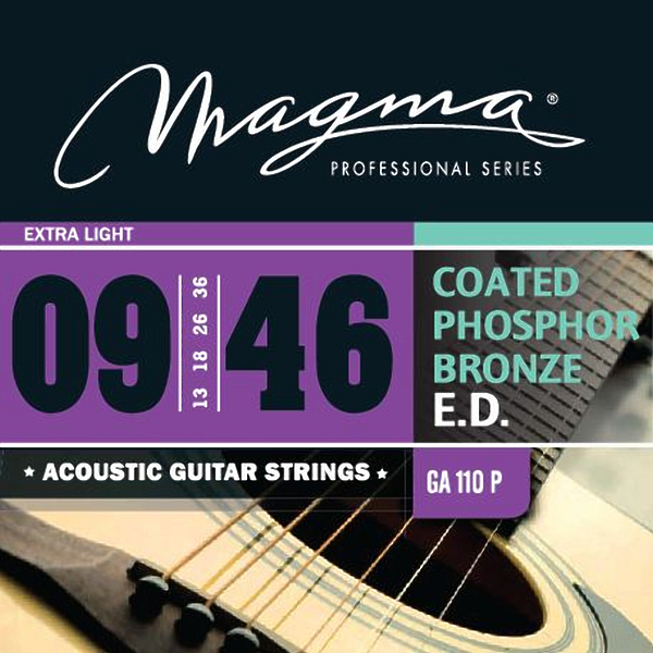 Струны для акустической гитары Magma GA110P артикул 334877Si-1
