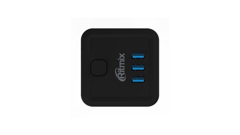 Сетевой фильтр Ritmix RM-043 Black артикул 313312Si-1 фото 7