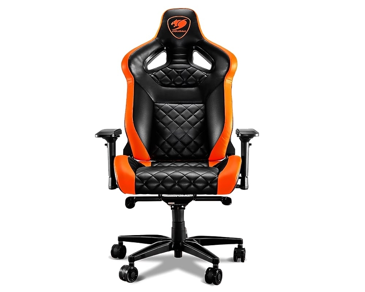 Кресло компьютерное игровое Cougar TITAN Black-Orange артикул 312584Si-1 фото 5