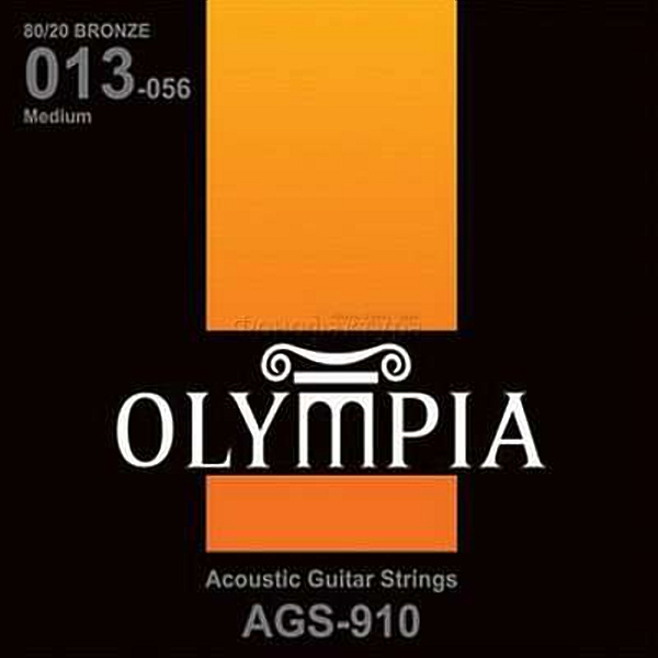 Струны для акустической гитары Olympia AGS910 артикул 334250Si-1