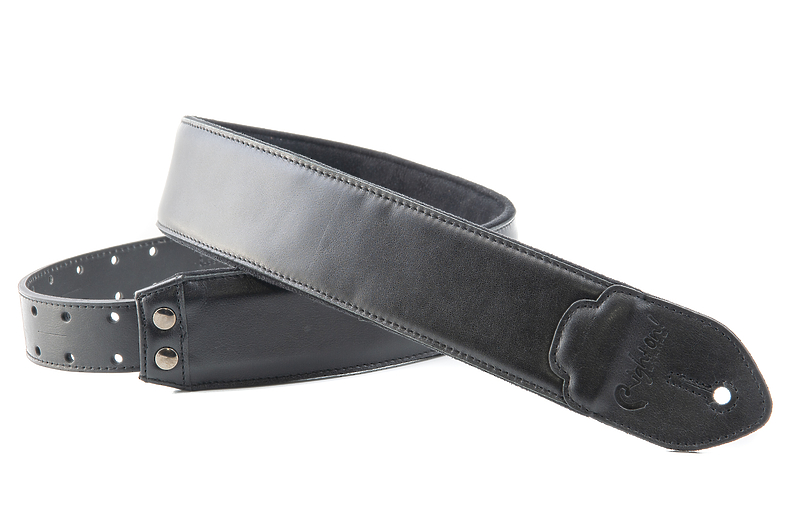 Ремень для гитары RightOn Straps Leathercraft Vintage Black артикул 331639Si-1