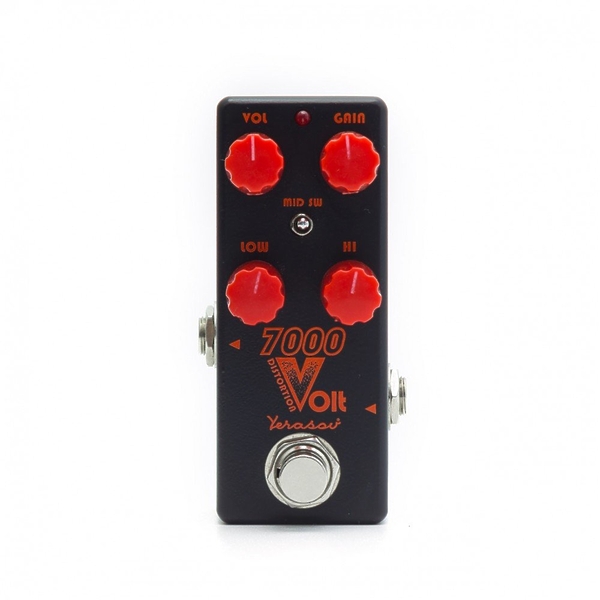 Педаль эффектов YERASOV 7000 Volt mini Distortion артикул 316965Si-1