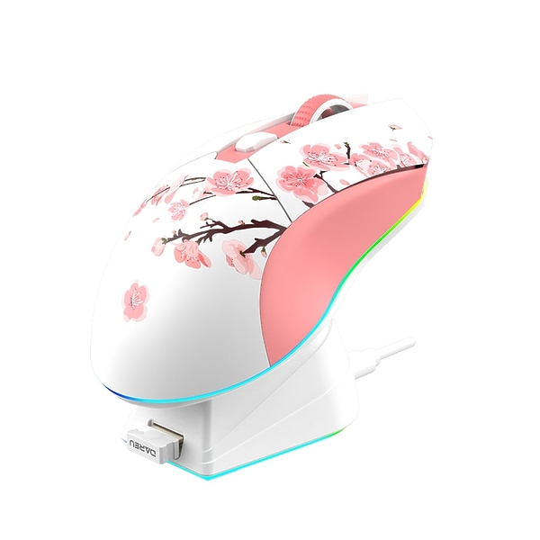 Беспроводная игровая мышь Dareu EM901X Sakura Pink артикул 324977Si-1 фото 5