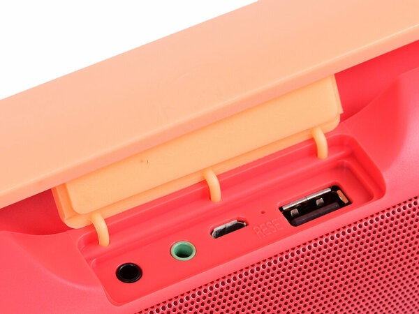 Колонка портативная Telefunken TF-PS1231B Кораллово-красный артикул 320743Si-1 фото 3