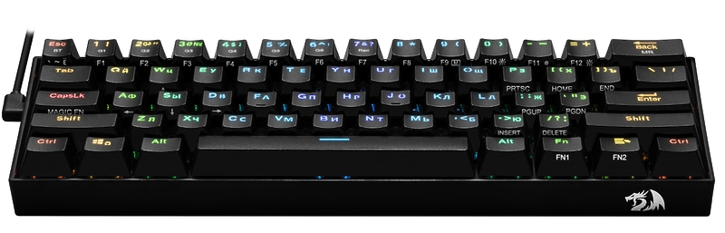 Игровая беспроводная клавиатура Redragon DRACONIC черная артикул 324018Si-1 фото 5