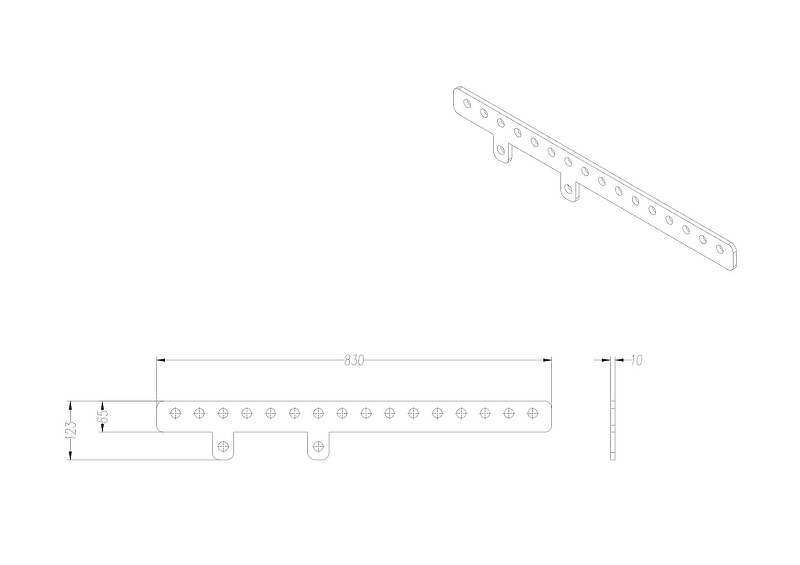 Рама для подвеса SVS Audiotechnik CASCADE 206A Flybar (для CASCADE 208A) артикул 320428Si-1 фото 3