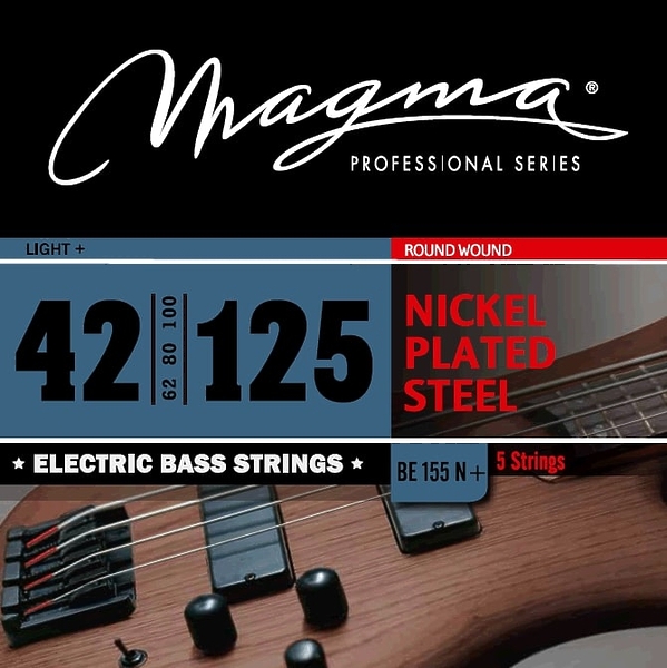 Струны для 5-струнной бас-гитары Magma BE155N артикул 334830Si-1