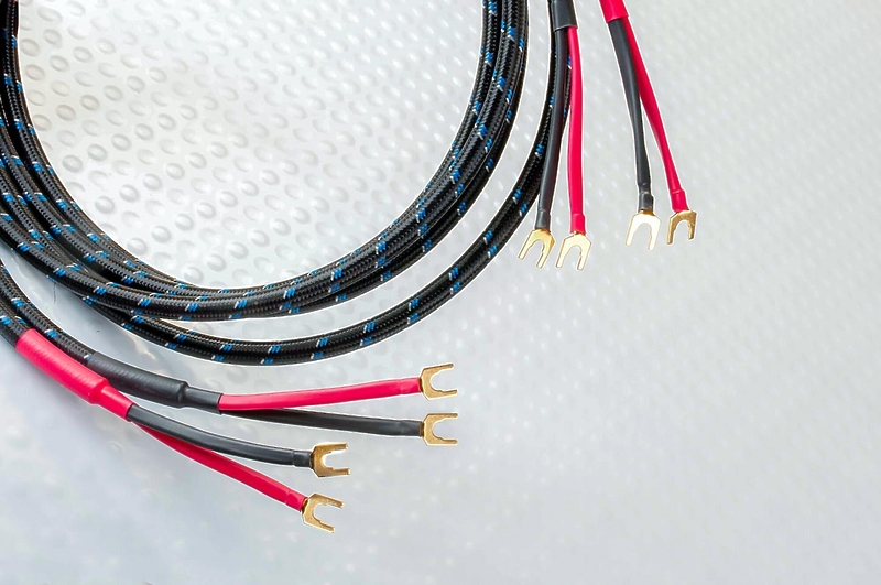 Акустический кабель DH Labs Q-10 Signature speaker cable bi-wire(2x4), spade 3m артикул 250011Si-1