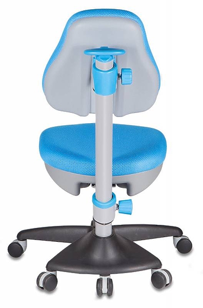 Кресло Бюрократ KD-2/BL/TW-55 (Children chair KD-2 l-blue TW-55 cross plastic) артикул 263516Si-1 фото 5