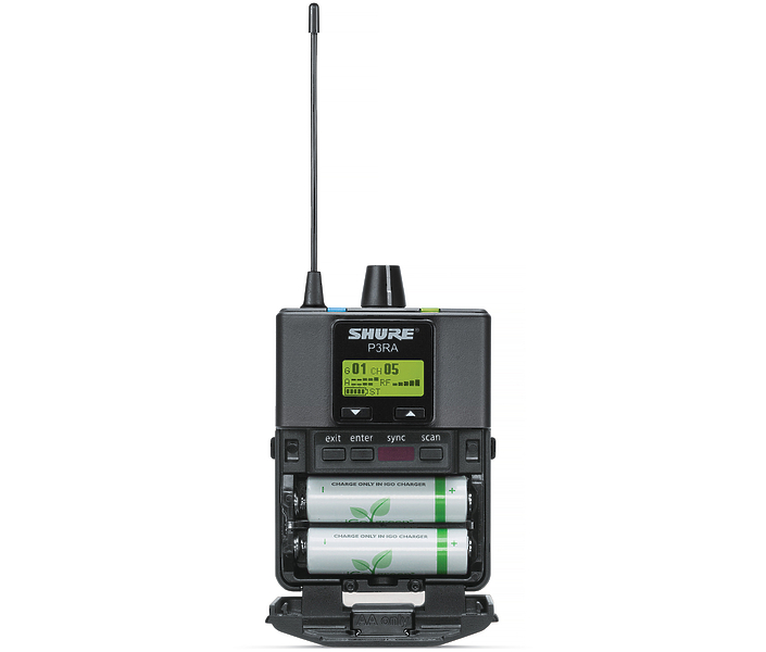 Приёмник Shure P3RA M16 686-710 MHz для системы персонального мониторинга PSM300 артикул 188013Si-1 фото 5