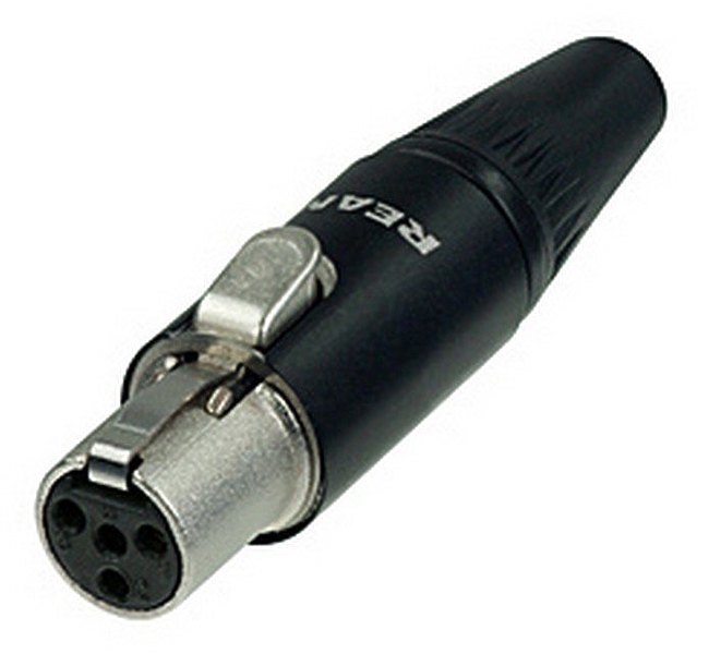 Разъем mini XLR Neutrik RT4FC-B артикул 220326Si-1