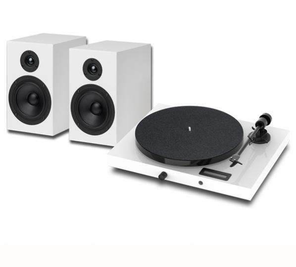 Комплект Pro-Ject SET JUKEBOX E1 + SPEAKER BOX 5 Piano White артикул 271484Si-1