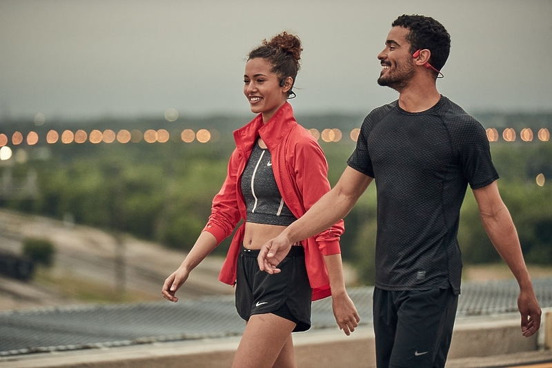 Наушники AfterShokz Aeropex Lunar Grey (AS800LG) артикул 202099Si-1 фото 5